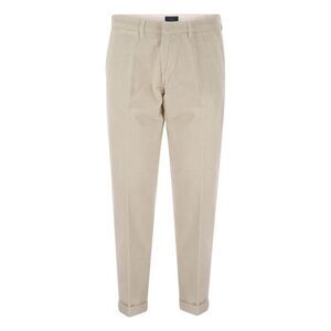 FAY Men's Corduroy Pleated Trousers Men IVORY Pants